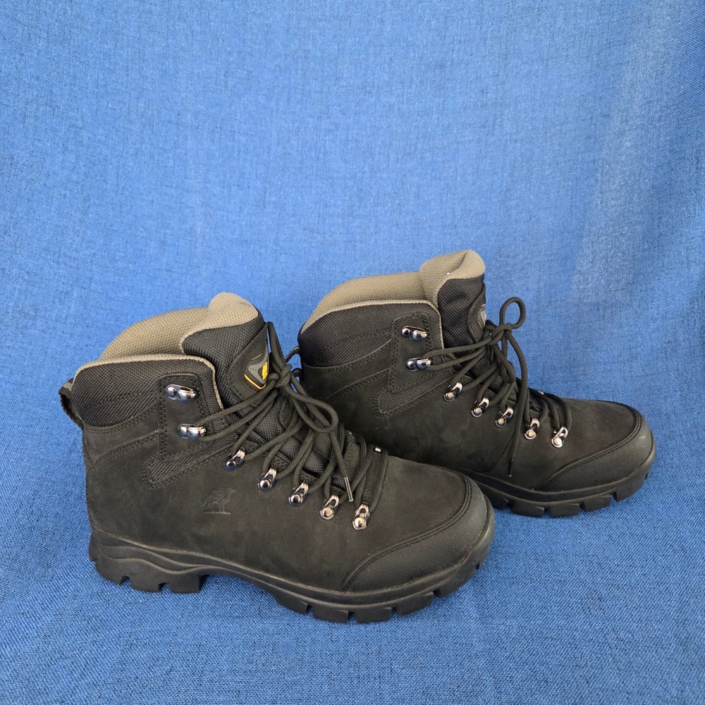 Camel Crown Waterproof Ankle-High All-Terrain Hiking Boots Nubuck Leather Size 9